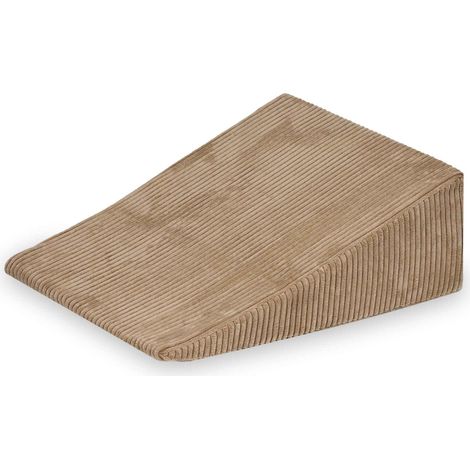 Cale de jeu en mousse et velours côtelé couleur caramel (1/5)