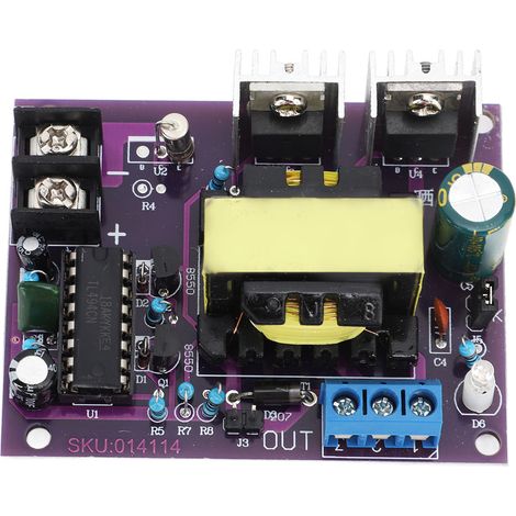 Module de suralimentation DC à AC, carte d'inverseur de tension, entrée 24V, sortie 0V 110V 220V, 100W pour Machine (1/5)