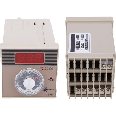 BERM BEM-72VD 220V Digitalthermostat mit Digitalanzeige und Zeigerregler, präziser Temperaturregler (1/5)