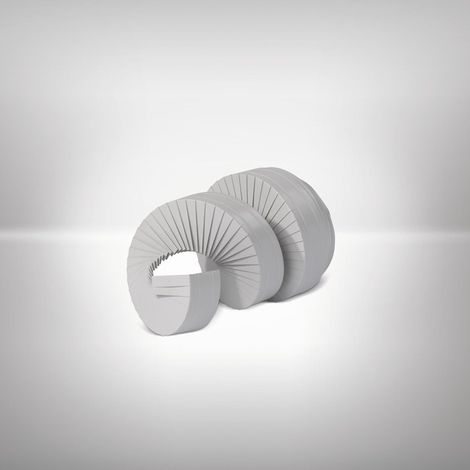Armacell Armalok Endmanschettenband Breite 18mm, Länge 5m, hellgrau mit 2 Befestigungsnuten (1/2)