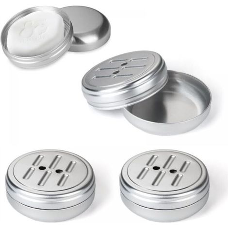 Reiseseifenbox, 3er-Set, ideal zur Aufbewahrung von Seife, kleinen Reiseutensilien und Erste-Hilfe-Sets
