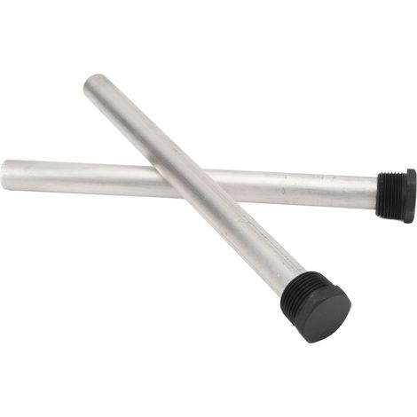 Tige anodique 2 pièces 19x235mm filetage 3/4 NPT pour chauffe-eau camping-car Mor-Flo, protecteur anti-corrosion, remplacement réservoir, 235mm, qualité durable. (1/5)