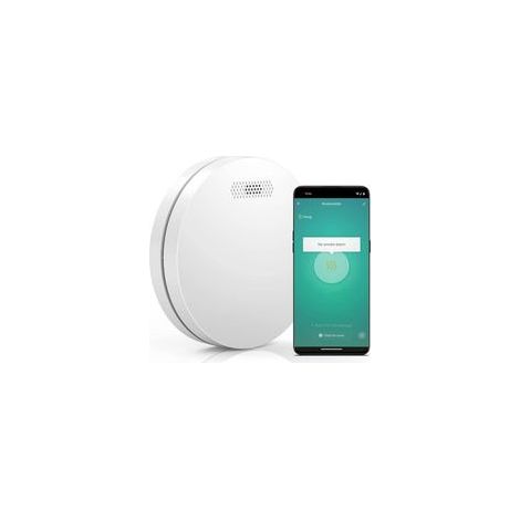 Détecteur de fumée WiFi avec batterie 10 ans – Alarme incendie photoélectrique – Notifications via application Smart Life – Installation facile (1/5)