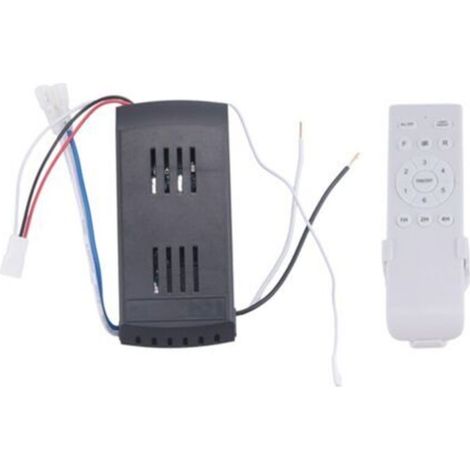 Kit de Télécommande Universelle pour Ventilateur Plafond 40 W 6 Vitesses Fonction Synchronisation Remplacement Ventilateurs et Lumières CC (1/5)