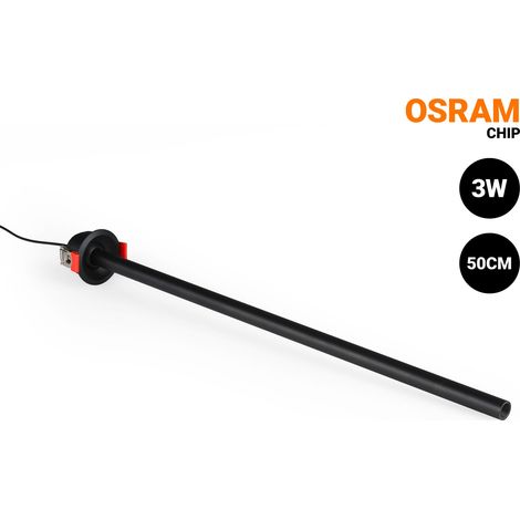 LED-Deckeneinbaustrahler 3W - Verlängerbar 500mm - Schwenkbar -