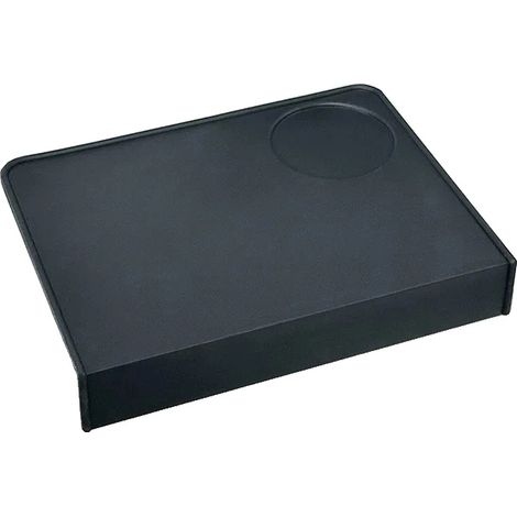 Kaffee Tamper Matte, Rutschfestes Design, Einfach zu Reinigen, schwarz (1/2)
