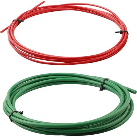 Kit de cintrage pour tubes cuivre - 2 pièces - Plastique PE souple - Courbure isolée sans déformation - Climatisation et plomberie - Rouge 1/4" et Vert 3/8" (1/5)