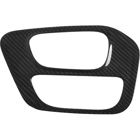 Glänzende Mittelkonsolenverkleidung aus trockener Kohlefaser für Dodge Challenger 2015-2021 (1/5)