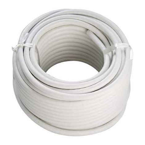 Sat Linea Coassiale 1.0 / 4.8 Bianco, Bobina 100M (A 100)