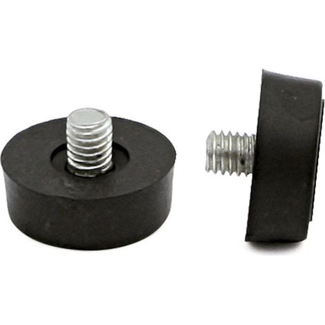 pie nivelador m6x6mm h14 ø21 negro para las bases del proveedor 1190.