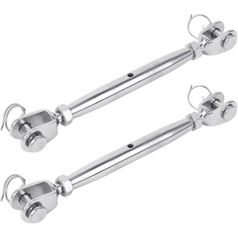 BUNTHAUS Lot de 2 M5 tendeurs de qualité marine pour une fixation sûre et un corps fermé durable (1/5)