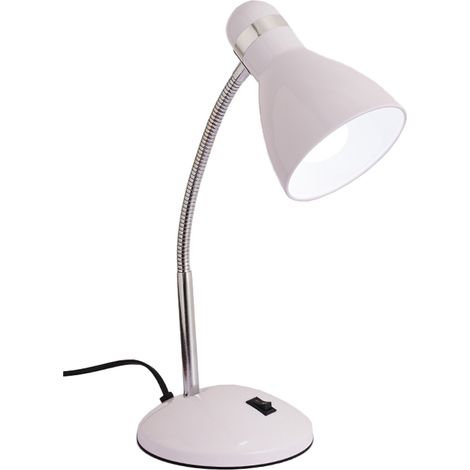 Lampe De Bureau - Col Flexible - Interrupteur Marche/Arrêt - Pour Étude Bureau Chevet - 1 Pièce (1/5)