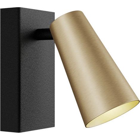 [NEUWERTIG] B-Ware Lucande Strahler Wandleuchte Angelina Wandlampe messing gold Metall GU10 (1/2)