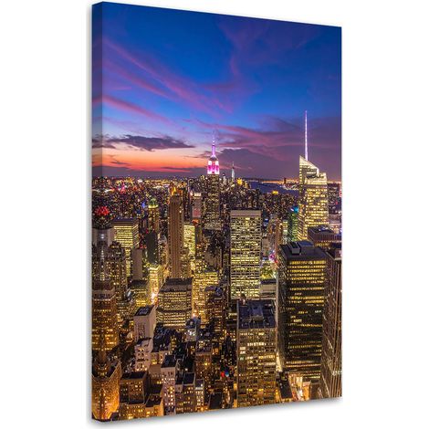 Leinwandbild New York bei Nacht 30x45 (1/5)