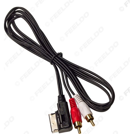 Kompatibel mit Audi, Volkswagen, VW MDI/AMI, 2-Kanal-RCA-Stecker-Auto-Audiokabel, AUX-Kabel (1/5)
