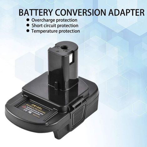 1 Adaptateur de batterie 18V, compatible Makita vers Ryobi P105 P108, pour outils électroportatifs, dimensions 125x90x112mm (1/5)
