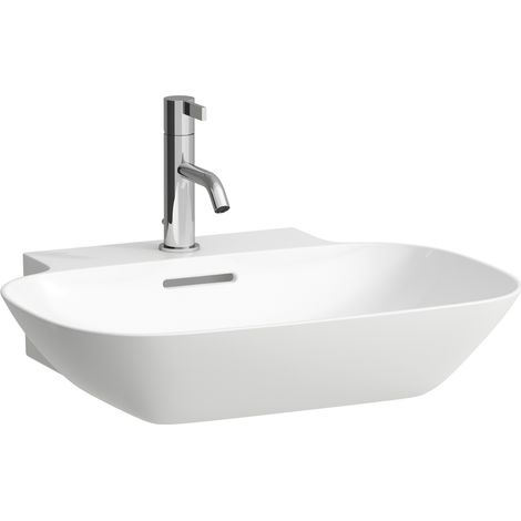 LAUFEN INO lavabo, sans trou pour robinet, avec trop-plein,