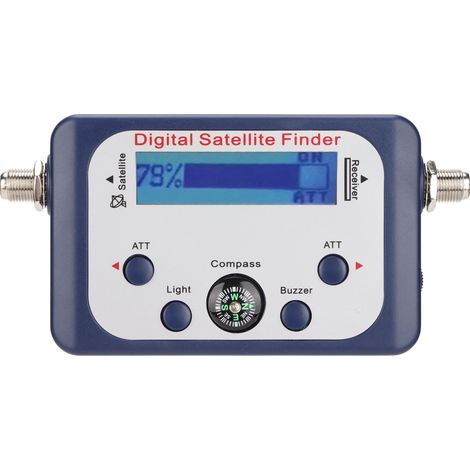 SF-95DR 950-2150MHz Digitaler Satellitensignal-Detektor mit hintergrundbeleuchtetem Display und Kompass für Camping und Outdoor-Aktivitäten