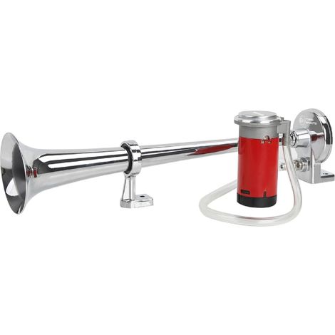Klaxon Camion 12v Blanc Tube 450mm Longueur Trompette Tracteur Corne 150db 12V Haut Parleur de Voiture Camions Motos et SUV (1/5)