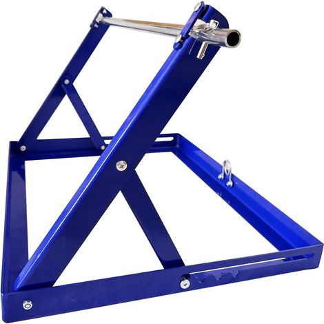 Dérouleur Câble pour Bobines Rouleau de Câble Enrouleur Distributeur Enroulement Acier Dérouleur pour Tambours de Câbles Cable Drum Roller (Plié 59 45 6CM) (1/5)
