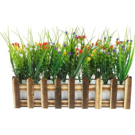 Set de Fleurs de Gypsophile Artificielles Toucher Réaliste avec Décor Floral Éclatant en Bois et Plastique, pour Fêtes et Décoration Intérieure Couleur Aléatoire (1/5)