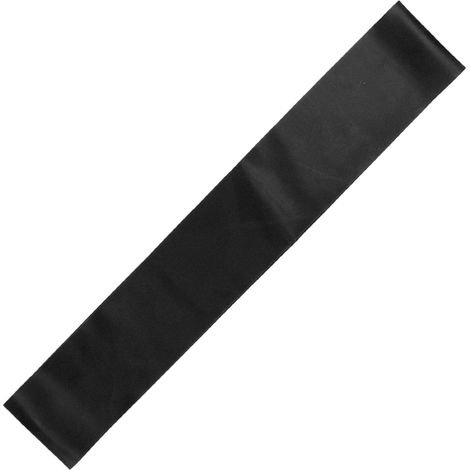 Bande de résistance élastique pour exercices de yoga et fitness, sangle d'étirement, ceinture de traction, noire, 600 x 50 x 1,1 mm (1/5)
