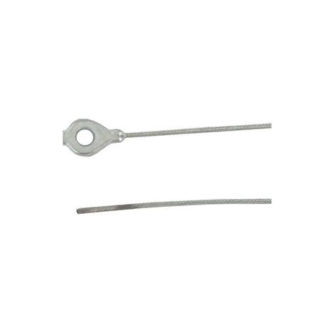 Flexibles Universalseil mit Öse Ø: 6,5 mm – Kabelänge: 2000 mm, Ø: 2,5 mm