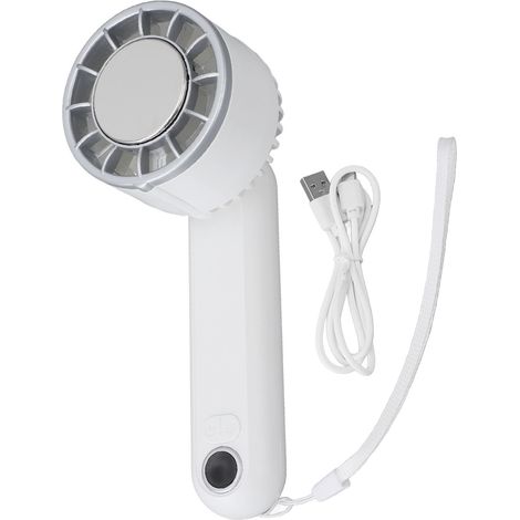 Ventilatore Portatile Pieghevole 2000mAh con Display LED e Raffreddamento – Design Elegante 180° – Ideale per Ufficio, Viaggi e Outdoor (1/5)