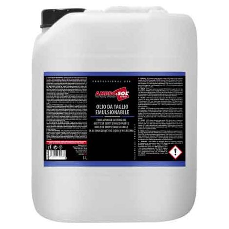 OLIO DA TAGLIO EMULSIONABILE AMBROSOL 5 lt - AMBROSOL