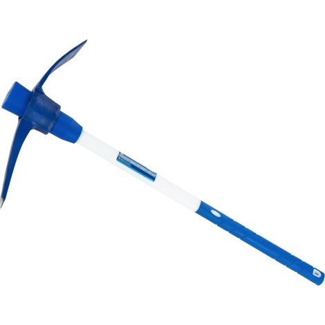 Bluespot 4.5lb Pickaxe With Rubber Grip Fibreglass Shaft Handle 900mm Pick Axe (1/2)
