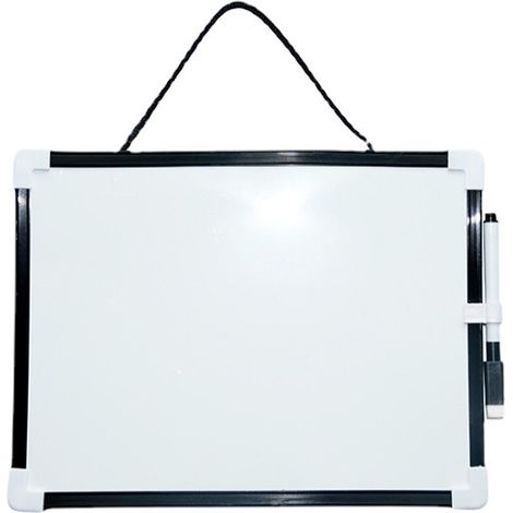 Magnetische A4-Whiteboard-Tafel, Mini-Pinnwand, bürotauglich, mit integriertem Radierer. (1/4)