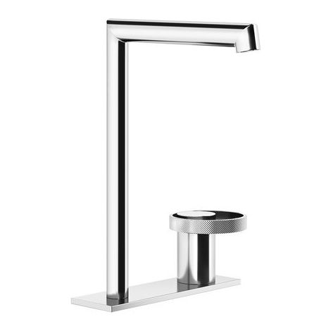Gessi Anello, mitigeur monocommande de lavabo, bec séparé, monté