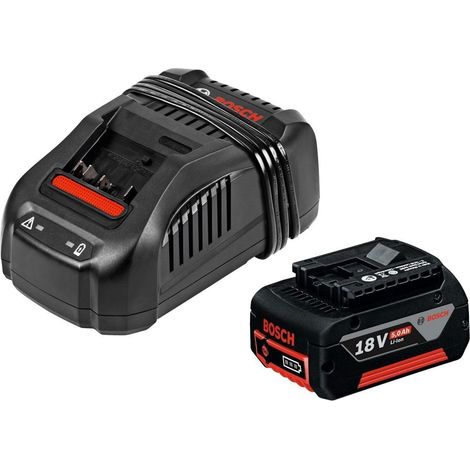 Bosch Akku-Starter-Set GBA 18 Volt / 1x 5,0 Ah + Schnellladegerät GAL 1880 CV