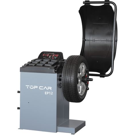 Topcar – Équilibreuse de roue manuelle 10'' à 28'' – EP12 – Précision d'équilibrage 1 g – Vitesse 200 tr/min – Pour roues de moto (1/5)