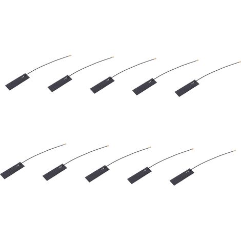 Packung mit 10 selbstklebenden, flexiblen FPC-Antennen 824–960 MHz RG1.13 für NB-IoT- und GSM-Module (1/5)