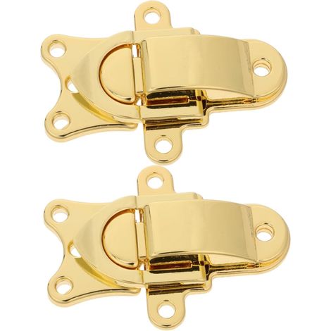 Loquet à bascule vintage en métal (lot de 2), fermeture classique (1/5)