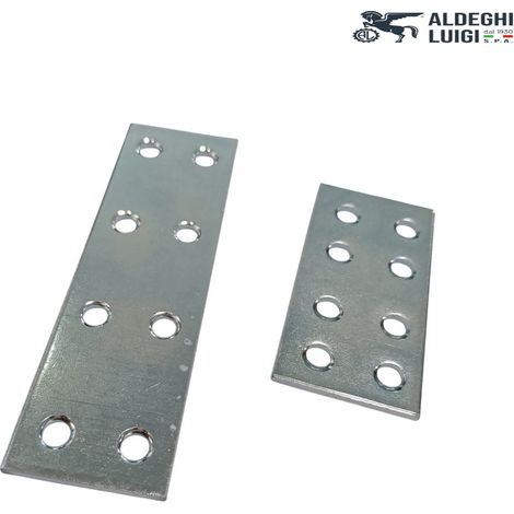 LASTRINA ALDEGHI ART. 170 DIRITTA LARGA ACCIAIO ZINCATO  LUNGHEZZA 60 mm (1/2)