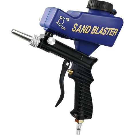Sableuse, petit outil de projection portable, pulvérisateur de poudre de 100 ml convient pour les taches, la rouille, la peinture, le bois, etc. (1/5)