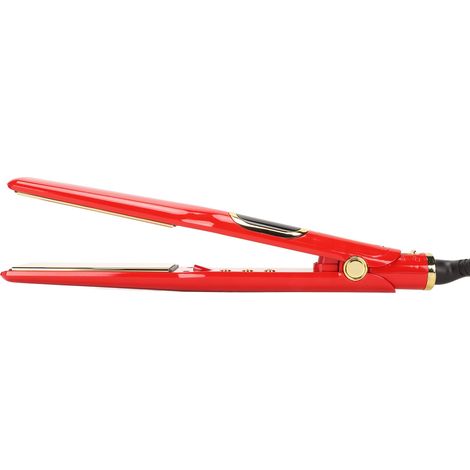 Lisseur électronique professionnel à boucler pour salon de beauté, rouge, taille M (1/5)