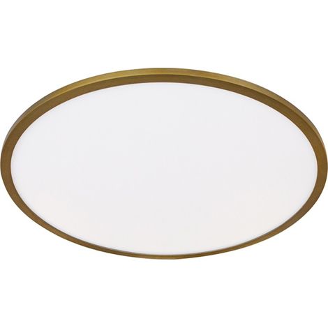 Plafón LED “May” Ø60cm (60W 3000K 4800lm) IP20 fabricado en aluminio color cuero (1/2)