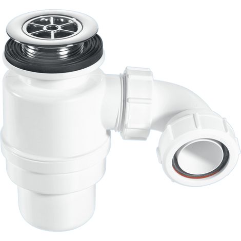McAlpine STW10-RB 80mm Water Seal Resealing Shower Trap with Multifit Outlet (1/3)
