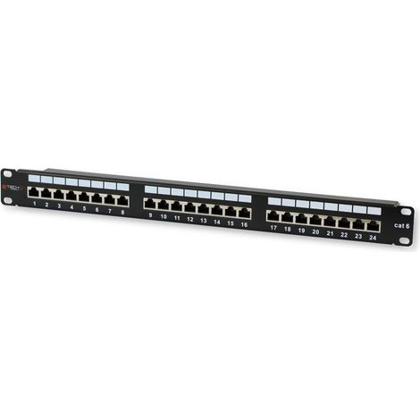 Techly Professional Pannello Patch STP 24 Posti RJ45 Cat.6 Techly (1/5)