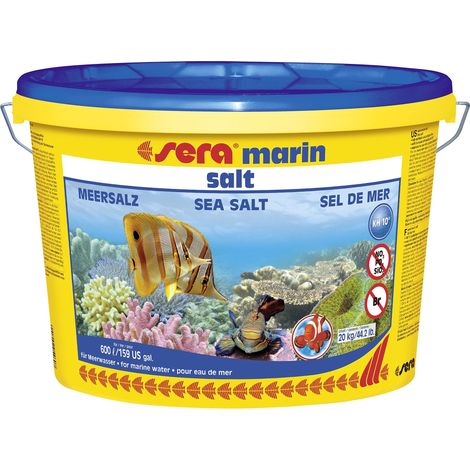 sera Acquario Marino Sale Marino 20Kg barriera corallina Invertire Serbatoio Pesce per 600 lt
