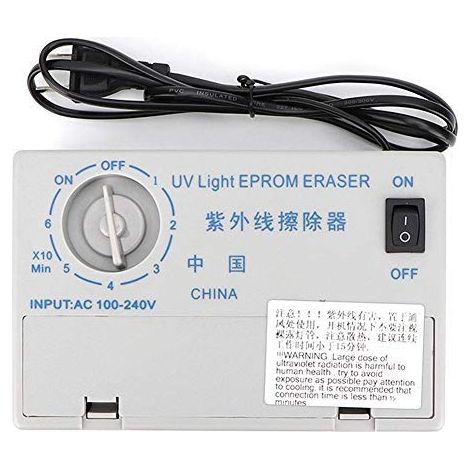 Cancellazione EPROM UV, gomma a luce UV, timer cancellabile, cancellazione wafer semiconduttori, disinfezione di piccoli oggetti tramite radiazioni per trattamento o sviluppo UV. (1/5)