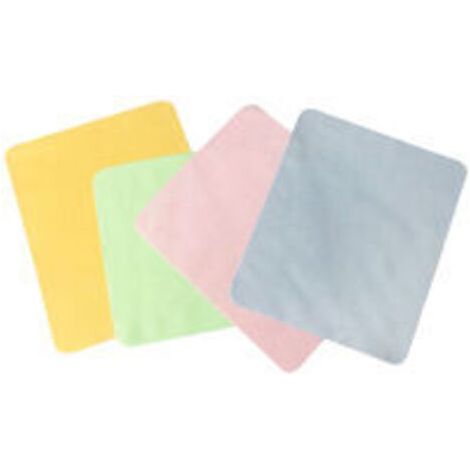 Vtizikl100 chiffons de nettoyage en microfibres - Couleurs mélangées - 17.5x14.5cm pour lunettes, téléphones portables, ordinateurs portables, etc