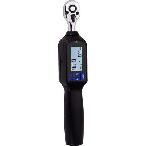ES2-030AN Llave dinamométrica digital portátil de 1/4 de pulgada, pantalla retroiluminada grande, alarma sonora LED, medición de pico en tiempo real, cuatro unidades de medida, multifuncional y prácti (1/5)