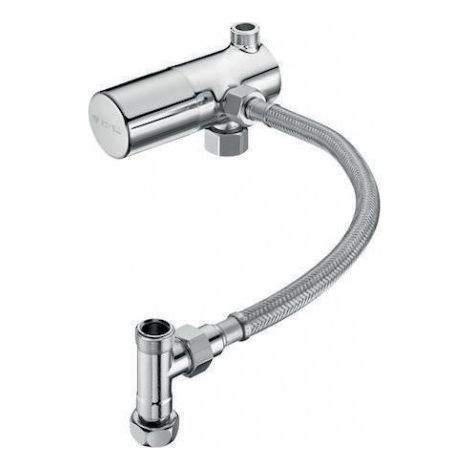 Kit robinet thermostatique équerre avec kit de raccordement flexible (1/3)