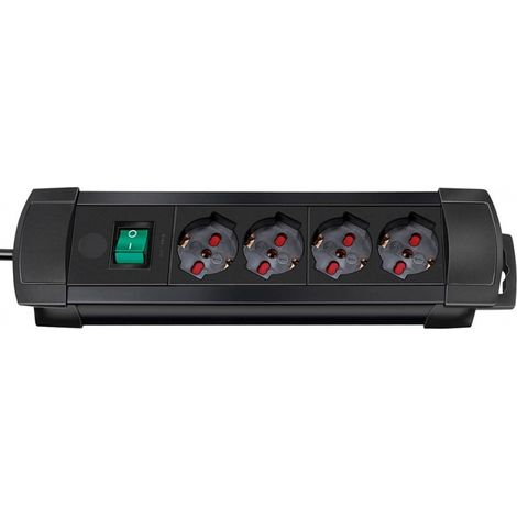 Brennenstuhl, Premium-Line Presa multipla 4 prese nero 1.8m