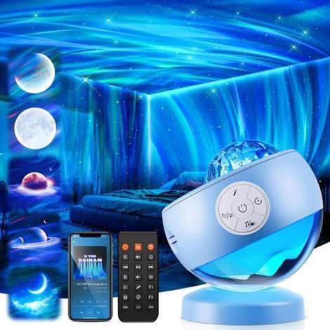 One Fire Projecteur Ciel Etoile- 300 Modes Projecteur Galaxie Veilleuse Enfant- 15 Bruit Blanc + Bluetooth Veilleuse (1/5)