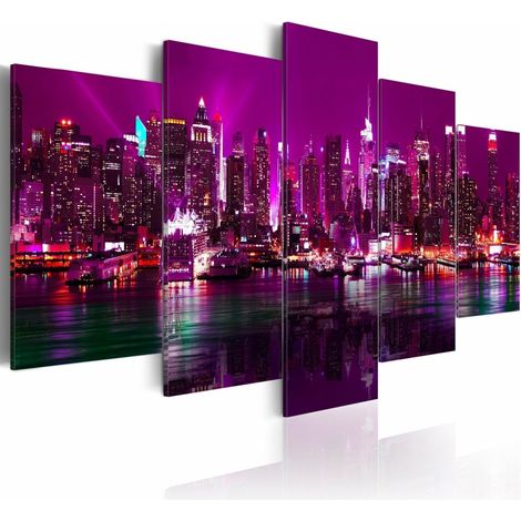 Tableau bienvenue à manhattan - 200 x 100 cm (1/4)